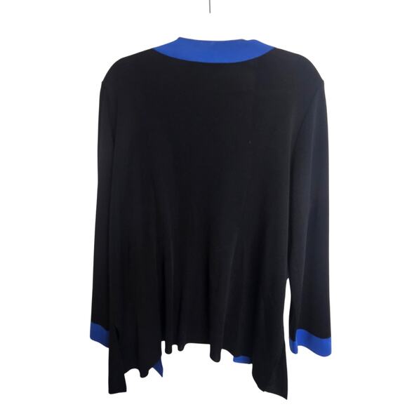 Exclusively Misook Cardigan Women 1X Open Front Career Dressy Classic Minimalist - Picture 8 of 8